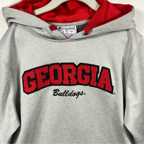 Champion Georgia Bulldogs Hoodie Sweatshirt Kids Size Medium - Picture 2 of 5